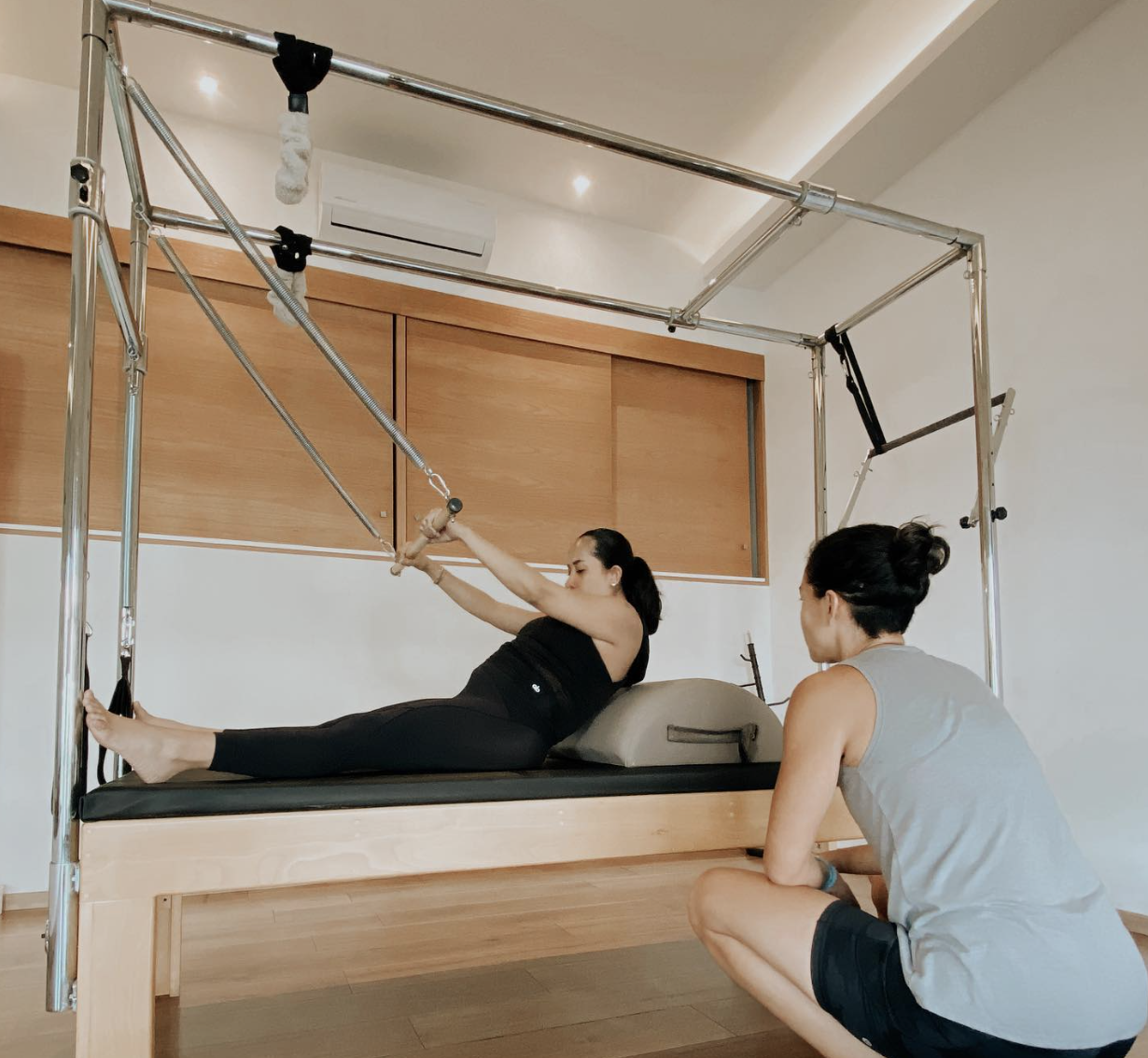 Clase privada de pilates para dolor lumbar y ciática